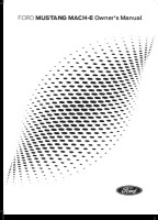 Ford Mustang MachE - Owners Manual EN 2025-1